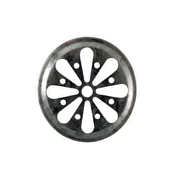 Mason Jar Lifestyle Daisy Cut Galvanized Metal Lid Inserts for Mason Jars (10 Pack, Regular Mouth)