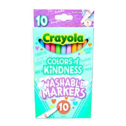 Crayola Colors of Kindness Special Edition Fine Tip Markers, School Supplies, 10 Count, Assorted Colors, Beginner Child and Up