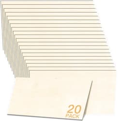 YANYE 20Pcs Birch Plywood, 1/8