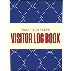 Imani Ebner Press Track And Trace Visitor Log Book: Large Staff Signing In And Out Book & Contact Tracing Register To Record Date, Name, Reason For Visit, Phone, Time In & Out And Sign For Business