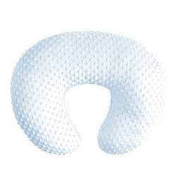 OWLOWLA Minky Nursing Pillow Cover, Breastfeeding Pillow Slipcover Fits Nursing Pillow for Baby Boy Girl(Baby Blue)
