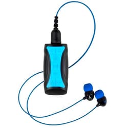 H2O Audio Stream 3 PRO and Surge S+ Earbuds - Underwater Streaming Music Waterproof MP3 Player for Swimming with Bluetooth and Short Cord Underwater Headphones with Superior Sound Quality (Blue)