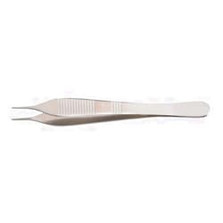 McKesson 43-2-771 Adson Dressing Forcep, Serrated, 4-3/4