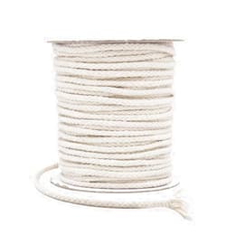Tenn Well 5mm Macrame Cord, 165Feet Braided Cotton Rope Thick Craft Twine for Macrame Plant Hangers, Wall Hangings, Drawstrings, Clothes Lines, DIY Crafts (Beige)
