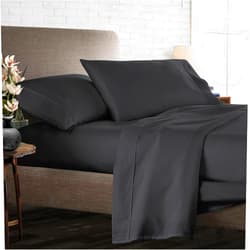 Dee's Collection Luxury 4 Piece Egyptian Cotton Sheets Twin Size - 800 Thread Count, 100% Cotton Sheets, 15