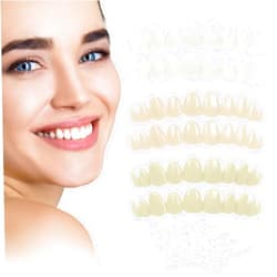 WALEJUC Tooth Repair Kit，Temporary Natural Shade for Filling The Gap, Moldable Thermal Beads Replacement Kit Replace The Missing or Broken Tooth-6PCS-D20