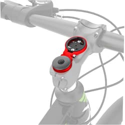 VOIEOV for Garmin Stem Mount - Adjustable Out Front Bike Computer Mount for Wahoo Stem, Road Cycling for Garmin Bike Computer Compatible with Wahoo Elemnt, Bryton, Cateye (Red)