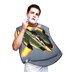 NOUZU Jet Fighters Print Beard Bib Apron For Men, Beard Hair Catcher For Men Shaving Trimming,Beard Cape Cloth