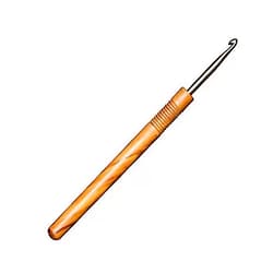 Addi Olive Wood Crochet Hook 3mm, Brown Brown 3mm
