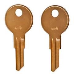 Keys22 Pair of 2 -Replacement Keys for T01 T02 T04 Husky Tool Box (Husky only) Home Depot. Keys pre Cut to Code by keys22 (T01 Husky)