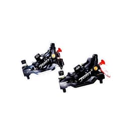 Juin Tech GT-P 4-Piston Cable Actuated Hydraulic Bicycle Bike Disc Brake Caliper Set Extra Powerful Hybrid Brake for Road/Mountain/Cyclocross/Gravel/E-Bike/Folding Bike etc. use