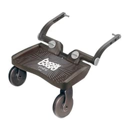 Lascal BuggyBoard Mini Universal Stroller Board, Fits 90% of Strollers Including UPPAbaby, Baby Jogger, Bugaboo, Stroller Attachment for Toddler to Ride & Stand, Max Weight 66 lbs, Black