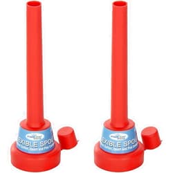Funnel King WirthCo 32157 Funnel King Flexible Spout Funnel with Cap, Colors May Vary (Pack of 2)