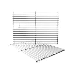 KIKIBRO 17/17.5/19.5 Inch Stainless Steel Cooking Grill Grates, Nexgrill Replacement Parts for Nexgrill 4 Burner 720-0830H, 720-0783E, 720-0783C Kenmore Uniflame, BBQ Grids Grillgrates, 17