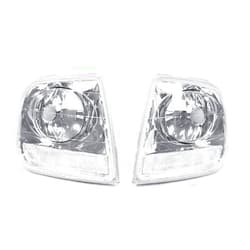 REVi MotorWerks DEPO Clear Corner Signal Lights Lamps Set FIT for 2001-2003 Ford F150 SVT