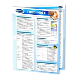 Permacharts Food Nutrition Index Guide - Nutritional Quick Reference Guide by Permacharts