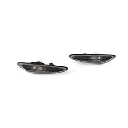 REVi MotorWerks Smoke Fender Side Marker Light Set by DEPO Fit 2002-2005 BMW E46 4D Sedan / 5D Wagon