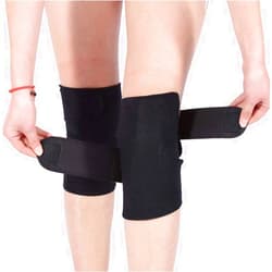 DEWIN Knee Brace Knee Compression Sleeve, Tourmaline Self-Heating Magnetic Therapy Knee Protective Belt Knee Support, Arthritis Brace Support, 1 Pair