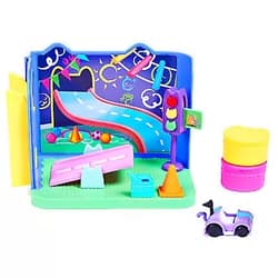 Gabby's Dollhouse, Carlita Purr-ific Play Room with Carlita Toy Car, Accessories, Furniture and Dollhouse Deliveries, Kids Toys for Ages 3 and up