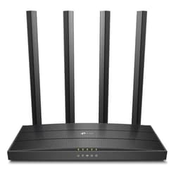 TP-Link AC1200 Gigabit WiFi Router (Archer A6) - Dual Band MU-MIMO Wireless Internet Router, 4 x Antennas, OneMesh and AP mode, Long Range Coverage