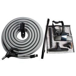 Cen-Tec Systems 97338 Central Vacuum Low Voltage Attachment Kit with Switch Control Hose, 50 Ft, Black