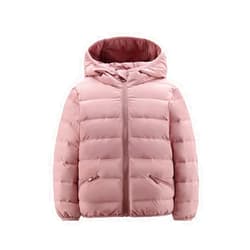SYOKYO1980 Kids Puffer Down Jackets with Hood for Boys Girls Ultralight Packable Cold Winter Lightweight Outerwear