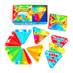 Trend Enterprises Gemz! Three Corner Strategy Game by TREND enterprises, Inc. - Family-Friendly Card Games