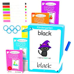 THREECHILD Sight Words Flash Cards Kindergarten - 220 Dolch Sight Words for Pre K, Kindergarten, 1st, 2nd, 3rd Grade - Homeschool Essential Learning Tools - Vocabulary Builder Montessori Toy for Kids 3-5 4-8 5-7