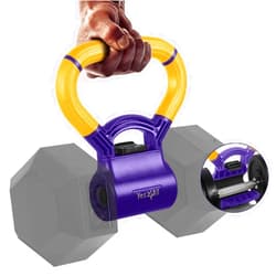 Yes4All Kettlebells Grip, Dumbbell Grip Handle, Convert Dumbbells into Kettlebell for Home Gym, Kettlebell for Weights Plate