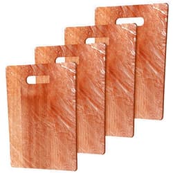 Vesici 18 Pack Bulk Cutting Board Plain Large Cutting Board Set Chopping Board with Handles Blanks Laser Engraving Cutting Board for Customized, Personalized Engraving Gifts (9.5''x13.5'',Walnut)