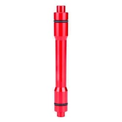 Dilwe VGEBY1 Skewer Adapter, 15mm Converts to 9mm Quick Release Thru Axle Hub Adapter for Bikes of 100mm Front Wheel(Red)