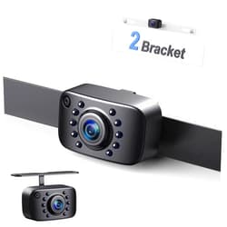 eRapta ERT01 HD Backup Camera Rear View License Plate Reverse Camera Universal for Pickup Truck Car SUV 149 Degree Perfect Angle Night Vision IP69K Level Waterproof