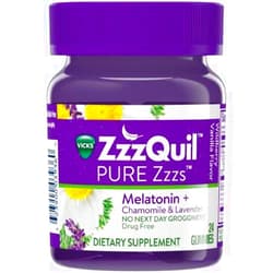 Vicks ZzzQuil Pure Zzzs Gummies 24 Count (Pack of 4)