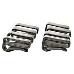 MSR Standard Strap Keeper Clips (8 Pack), Black