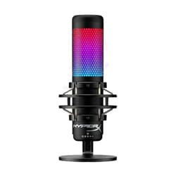 HyperX QuadCast S – RGB USB Condenser Microphone for PC, PS4, PS5 and Mac, Anti-Vibration Shock Mount, 4 Polar Patterns, Pop Filter, Gain Control, Gaming, Streaming, Podcasts, Twitch, YouTube, Discord