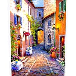 LVIITIS DIY 5D Diamond Painting Kits for Adults Full Drill, Paintings Pictures Arts Craft for Home Wall Decor，5D Painting Dots Kits (Streets)