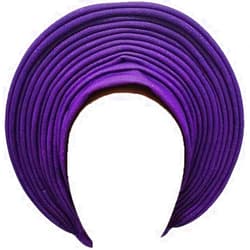 SugeGasa Pre Tied African Headtie Hat Turban Cap for Women Nigerian ASO Oke Headtie Auto Gele Head Wrap for Wedding Party-200G