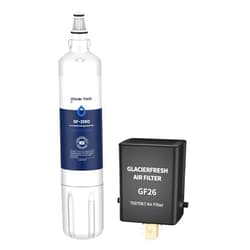 GLACIER FRESH Replacement for 4204490 Water Filter and 7007067 Air Purification Cartridge Combo Pack, Compatible with Sub-Zero 4204490, 4290510 Water Filter, 7042798/7007067 Air Filter(1+1)