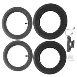 VGEBY Electric Scooter Tire Kit, 10in Cover Tyre + Inner Tube Heighten Set Spare Tyre Compatible with XIAOMI M365 Scooter Electric Scooters Equipment Xiaomi 10 Inch Tires