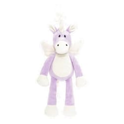 Teddykompaniet Diinglisar Adorable Stuffed Animal Lovely Realistic Lovely Unicorn Musical Pull Animal Baby Comforter Soft Plush Sleep Toys|Birthday Gift for Baby Child Toddler|Ages 0+ (Singing Toy)