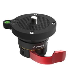 IFOOTAGE Tripod Leveling Base Aluminum Alloy Leveler Adjusting Plate Compatible with Canon,Nikon,and DSLR Cameras with 3/8