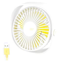 BSVI Small Desk Fan,Portable Personal Desktop Mini Fan 3 Speeds Cooling Table Fan Powered by USB for Home Office Bedroom Indoor Car Outdoor Travel