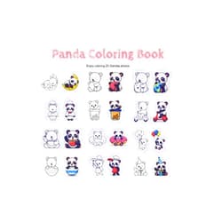 Dana Farrah Panda Coloring Book: Panda coloring for young kids