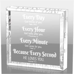 Chunful Christian Gift for Woman Men Bible Verses Gift for Women Gifts for Christian Women Christian Table Sign God Sign Decor Christian Decor Bible Verses Decors for Home Office Scripture Desk Decor(Classic)
