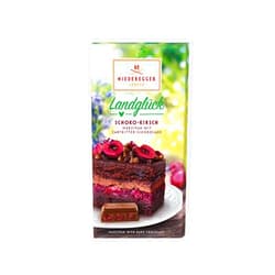 J.G. Niederegger GmbH Dark Chocolate Filled With Cherry Cocoa Marzipan - Landglück - 110 g - 3.8 oz - Niederegger - Germany