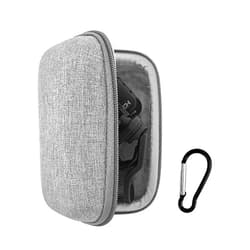 Musiin Hard Shell Case for Guitar Bass Ukulele Tuner, Compatible with KLIQ UberTuner Professional Clip-On Tuner, KLIQ EcoTuner,Snark SN1X,SN5X,St-8,Fender FT-1, FCT-2 Tuner(Grey)