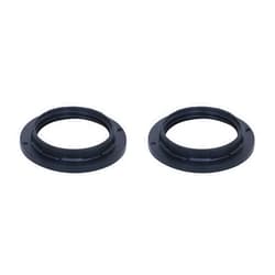 Eyassi 2 Pack Light Socket Shade Ring, Plastic Lamp Shade Ring for Light Sockets, Black E26 Socket Ring, Lamp Shade Adapter Collar Ring, Lamp Socket Ring for Floor Lamps, Table Lamps, Light Fixtures