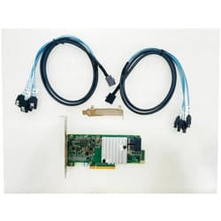 YiBaoTong SAS 9300-8i LSI SAS3008 8-Port 12Gb PCIe IT Mode ZFS FreeNAS unRAID RAID Expander+2*SFF-8643 SATA Cable