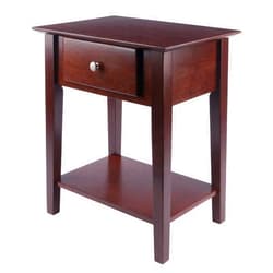 Winsome Wood Shaker Accent Table, Antique Walnut