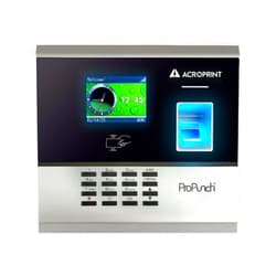 Acroprint ProPunch Time Clock System for Employees – Biometric Fingerprint Time Clock for Small Business, No Monthly Fees, Advanced Time Card Machine with Employee Time Tracker